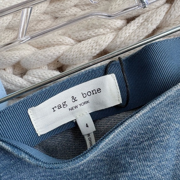 rag & bone Asymmetrical Denim Skirt - Blue - Picture 5 of 12